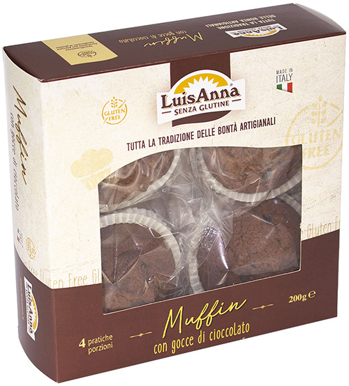 MUFFIN CIOCCOLATO 4 X 50 G - Angeli Pharm