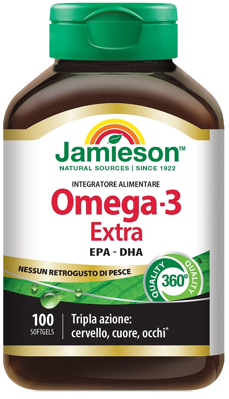JAMIESON OMEGA 3 EXTRA 100 PERLE - Angeli Pharm