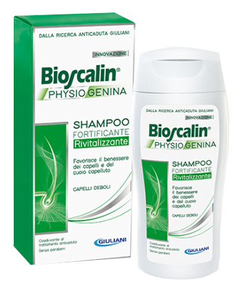 BIOSCALIN PHYSIOGENINA SHAMPOO FORTIFICANTE RIVITALIZZANTE 200 ML - Angeli Pharm