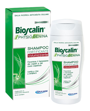 BIOSCALIN PHYSIOGENINA SHAMPOO FORTIFICANTE VOLUMIZZANTE 200 ML - Angeli Pharm
