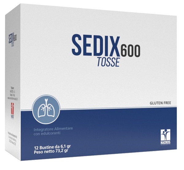SEDIX 600 TOSSE 12 BUSTINE DA 6,1 G - Angeli Pharm