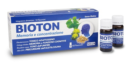 BIOTON ELEUTEROCOCCO MEMORIA CONCENTRAZIONE 14 FLACONCINI - Angeli Pharm