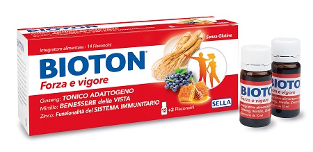 BIOTON GINSENG FORZA VIG 14 FLACONCINI - Angeli Pharm