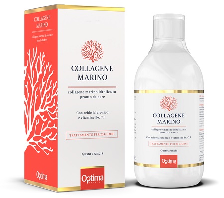 COLLAGENE MARINO IDROLIZZATO LIQUIDO PRONTO DA BERE 500 ML - Angeli Pharm