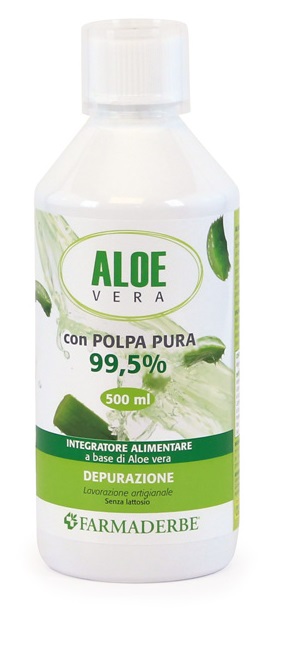 ALOE VERA SUCCO DI ALOE VERA POLPA PURA 500 ML - Angeli Pharm