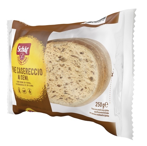SCHAR PANE CASERECCIO AI SEMI SENZA LATTOSIO 250 G - Angeli Pharm
