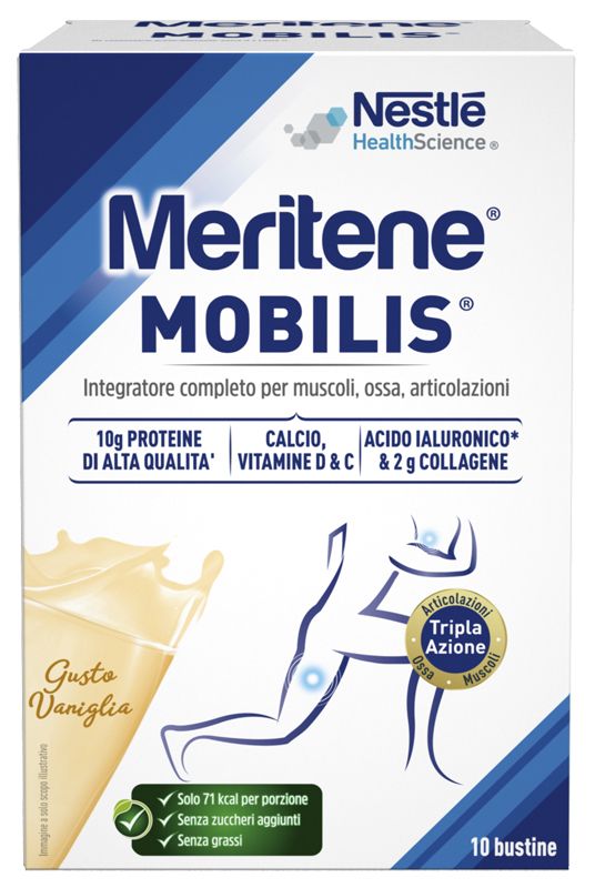 MERITENE MOBILIS GUSTO VANIGLIA 10 BUSTINE DA 21 G - Angeli Pharm