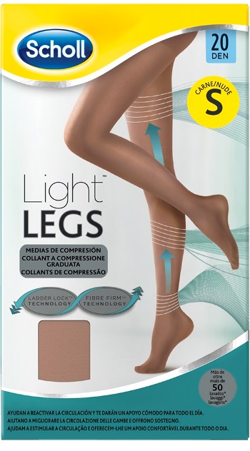 SCHOLL LIGHTLEGS 20 DENARI TAGLIA S COLORE NUDE 1 PAIO - Angeli Pharm