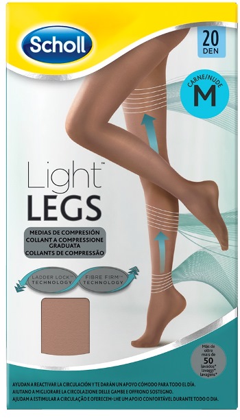 SCHOLL LIGHTLEGS 20 DENARI TAGLIA M COLORE NUDE 1 PAIO - Angeli Pharm