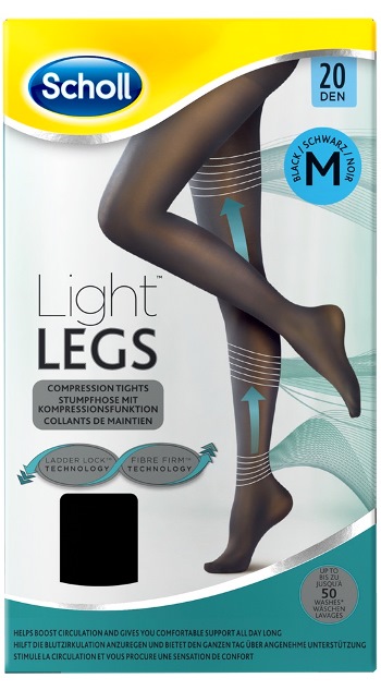 SCHOLL LIGHTLEGS 20 DENARI TAGLIA M COLORE NERO 1 PAIO - Angeli Pharm