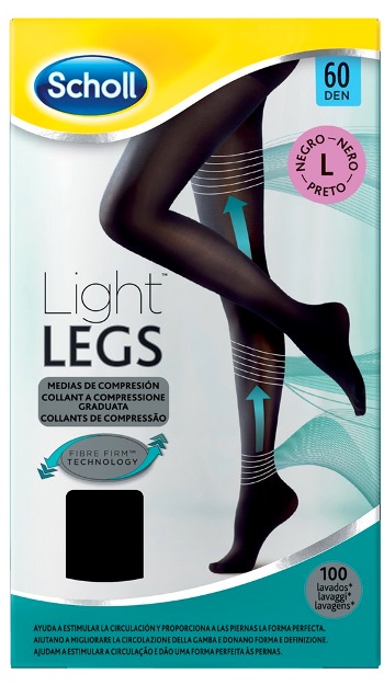 SCHOLL LIGHTLEGS 20 DENARI TAGLIA L COLORE NERO 1 PAIO - Angeli Pharm
