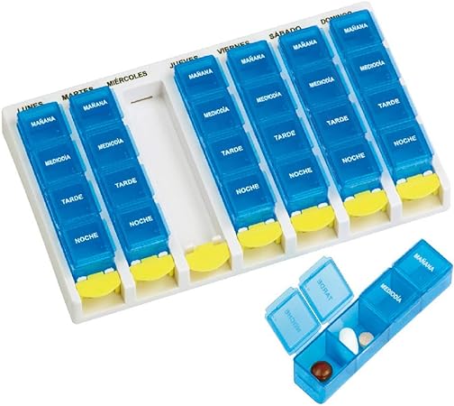 PORTAPILLORE SET MEDSTIMANALE 4 DOSI MEDS - Angeli Pharm