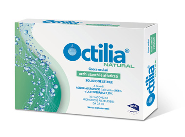 OCTILIA NATURAL OCCHI STANCHI E AFFATICATI 10 FLACONCINI 0,5 ML - Angeli Pharm