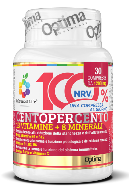 COLOURS OF LIFE CENTOPERCENTO 30 COMPRESSE 1200 MG - Angeli Pharm