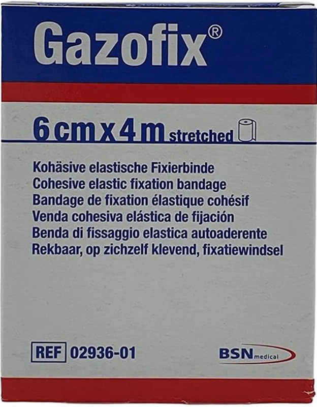 BENDA ELASTICA AUTOADESIVA GAZOFIX 6X400 CM - Angeli Pharm