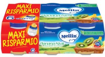 MELLIN OMOGENEIZZATO BANANA KIWI 6 X 100 G - Angeli Pharm