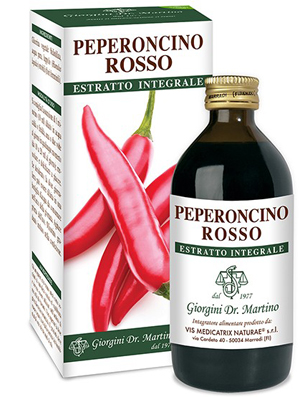 PEPERONCINO ROSSO ESTRATTO INTEGRALE 200 ML - Angeli Pharm