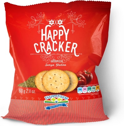 HAPPY FARM HAPPY CRACKERS GUSTO PIZZA 60 G - Angeli Pharm