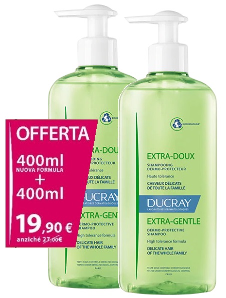 EXTRA DELICATO SHAMPOO DERMOPROTETTIVO 400 ML BIPACK - Angeli Pharm