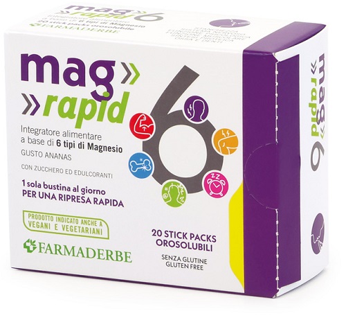 MAG 6 RAPID 20 STICK DA 1,5 G - Angeli Pharm