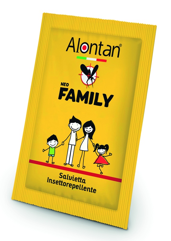 ALONTAN NEO FAMILY SALVIETTE 12 PEZZI ICARIDINA 10% - Angeli Pharm