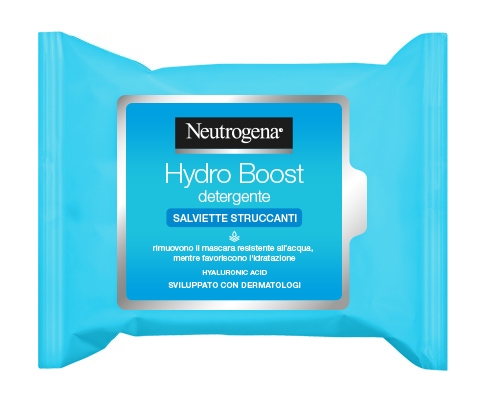 NEUTROGENA HYDRO BOOST SALVIETTE STRUCCANTI 25 PEZZI - Angeli Pharm
