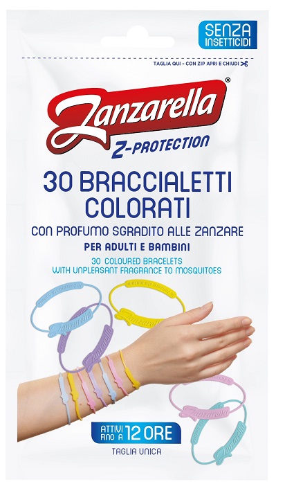 ZANZARELLA Z-PROTECT BRACCIALETTI ADULTI - Angeli Pharm