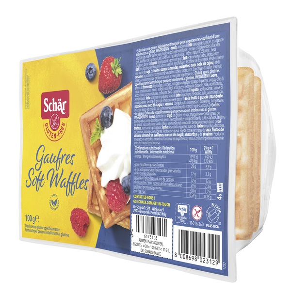 SCHAR GAUFRE SOFT WAFFLES 100 G - Angeli Pharm