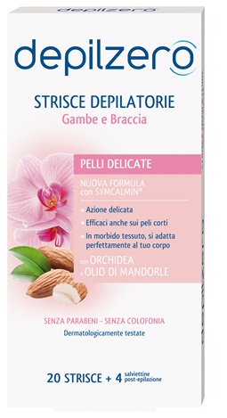 DEPILZERO STRISCE GAMBE BRACCIA 20 PEZZI - Angeli Pharm
