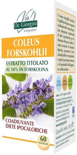 COLEUS FORSKOHLII ESTRATTO TITOLATO 60 PASTIGLIE - Angeli Pharm