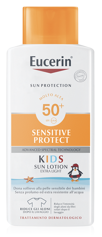 EUCERIN SUN PROTECTION SPF 50+ SENSITIVE PROTECT KIDS SUN LOTION EXTRA LIGHT 400 ML - Angeli Pharm