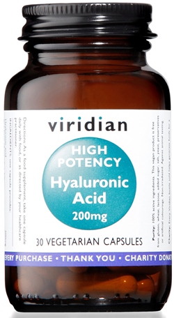 VIRIDIAN HYALURONIC ACID HIGH POTENCY 30 CAPSULE VIRIDIAN ACIDO IALURONICO ALTA CONCENTRAZIONE - Angeli Pharm
