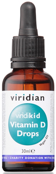 VIRIDIAN VIRIDIKID VITAMIN D3 400UI GOCCE 30ML - Angeli Pharm