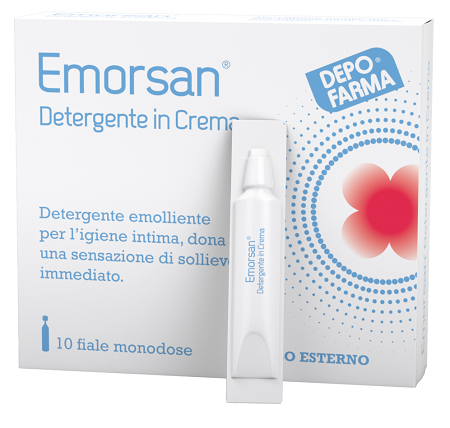 EMORSAN DETERGENTE IN CREMA 10 FIALE MONODOSE DA 3,5 ML - Angeli Pharm