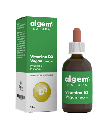 VITAMINA D3 VEGAN 2000 UI 50 ML - Angeli Pharm