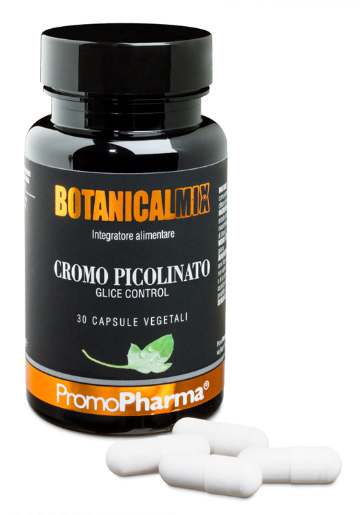 CROMO PICOLINATO GLICE CONTROL BOTANICAL MIX 30 CAPSULE - Angeli Pharm