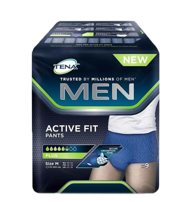 PULL UP UOMO TENA MEN PANTS ACTIVE FIT M 9 PEZZI - Angeli Pharm