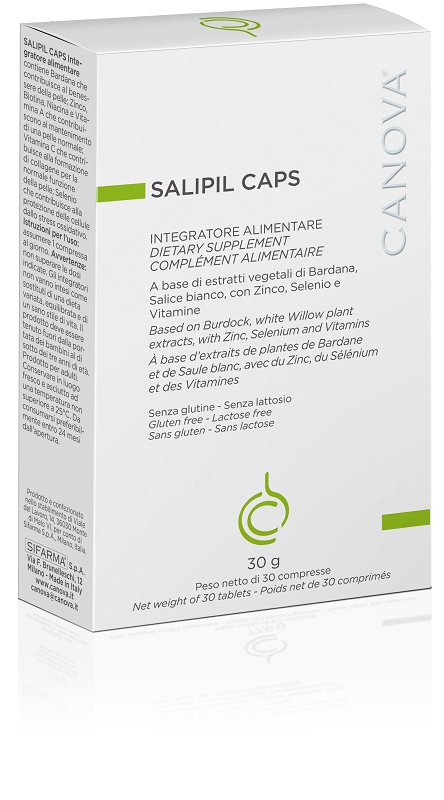 CANOVA SALIPIL CAPS 30 COMPRESSE NUOVA CONFEZIONE - Angeli Pharm