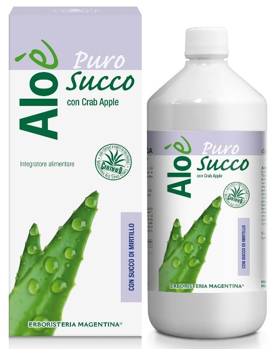 ALOE' ALOE VERA BIO + MIRTILLO 1 LITRO - Angeli Pharm