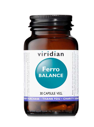 VIRIDIAN FERRO BALANCE 30 CAPSULE - Angeli Pharm