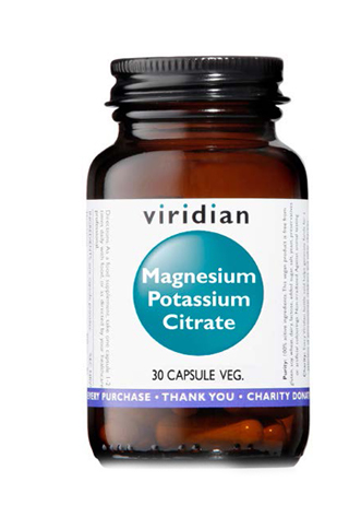 VIRIDIAN MAGNESIUM POTASSIUM CITRATE 30 CAPSULE VIRIDIAN MAGNESIO POTASSIO CITRATO - Angeli Pharm