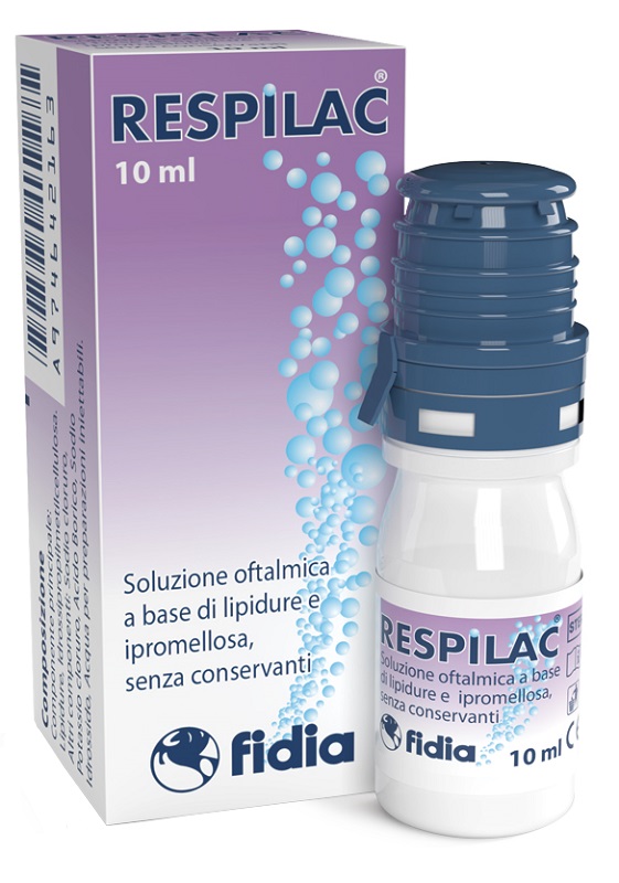 SOLUZIONE OFTALMICA RESPILAC A BASE DI LIPIDURE E IPROMELLOSA 10 ML - Angeli Pharm