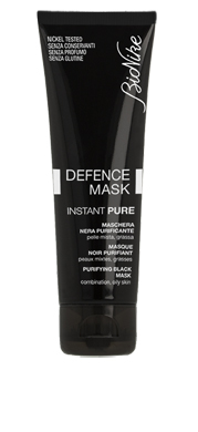 DEFENCE MASK INSTANT PURE MASCHERA NERA PURIFICANTE 75 ML - Angeli Pharm
