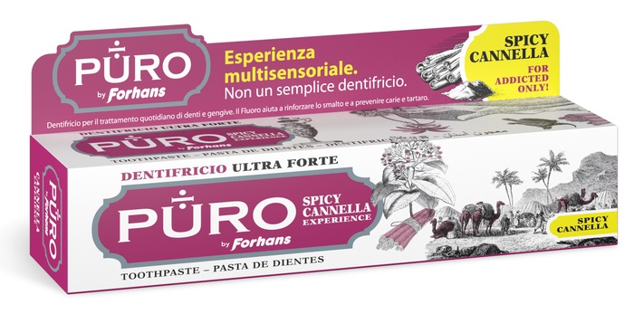 PURO DENTIFRICIO SPICY CANNELLA 75 ML - Angeli Pharm