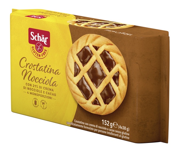 SCHAR CROSTATINA NOCCIOLA 4 MONOPORZIONI DA 38 G - Angeli Pharm