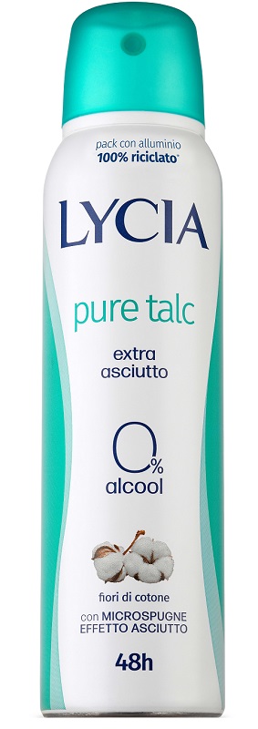 LYCIA SPRAY PURE TALC 150 ML - Angeli Pharm