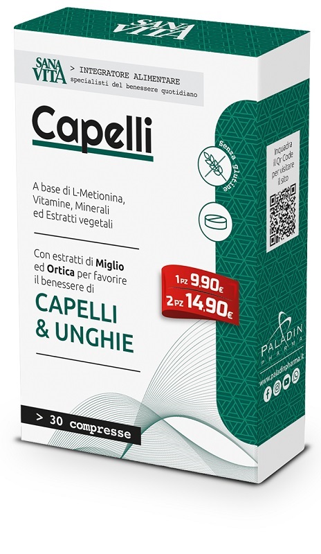 SANAVITA CAPELLI 30 COMPRESSE - Angeli Pharm