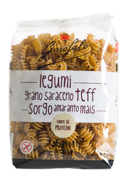 GAROFALO RADIATORI PASTA SENZA GLUTINE LEGUMI E CEREALI 400 G - Angeli Pharm