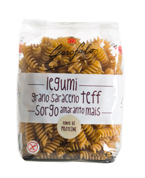 GAROFALO FUSILLI PASTA SENZA GLUTINE LEGUMI E CEREALI 400 G - Angeli Pharm