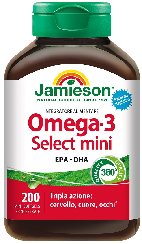 JAMIESON OMEGA 3 SELECT MINI 200 PERLE - Angeli Pharm